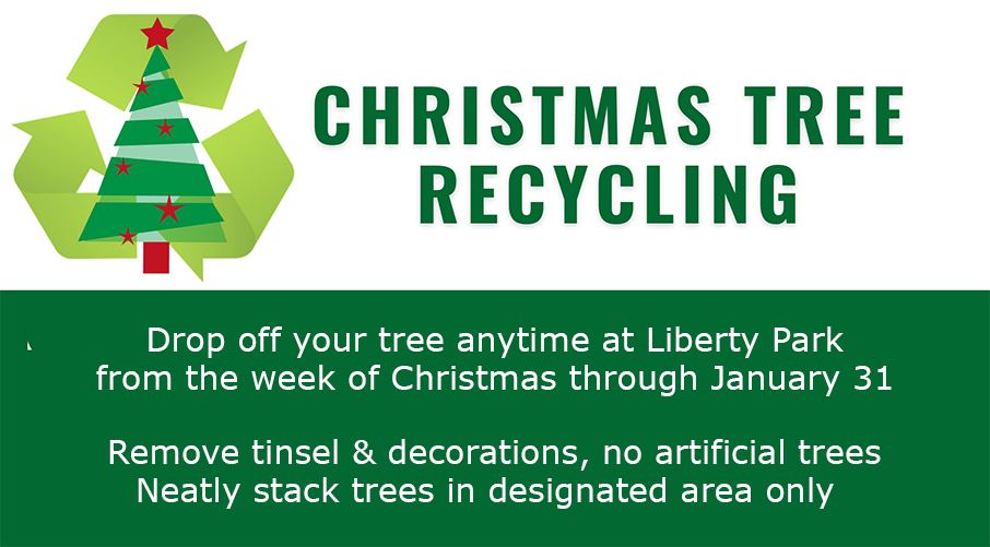 Christmas Tree Recycling  Make tree recycling a part of your post-holiday tradition. The City offers